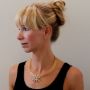 Nautilus Silver Necklace on Super Model