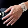 Lace Silver Bracelet on Super Model