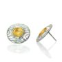 Picture of Volcano Stud Silver Earrings