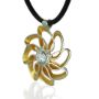 Rose Handmade Silver Necklace, Sterling Silver Necklace, Art Jewelry, Handmade Necklace, Silver Pendant, Oliver Schnoor Handmade Silver Jewelry