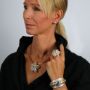 Picture of Rose Stud Silver Earrings