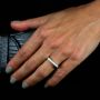 Picture of Square Stack Pearl Ring