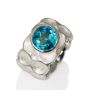 Honeycomb Silver Ring, Gemstone Ring, Unique Rings, Artisian Rings, Handmade Silver Rings, Sterling Silver Rings, Oliver Schnoor Handmade Jewelry
